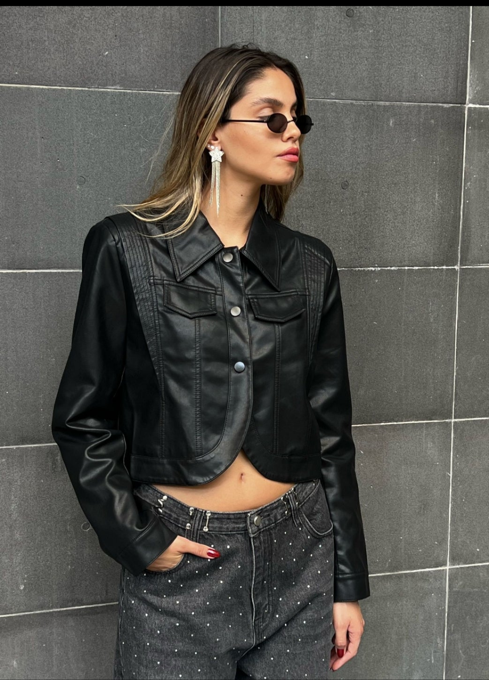 ג'קט אלכס שחור