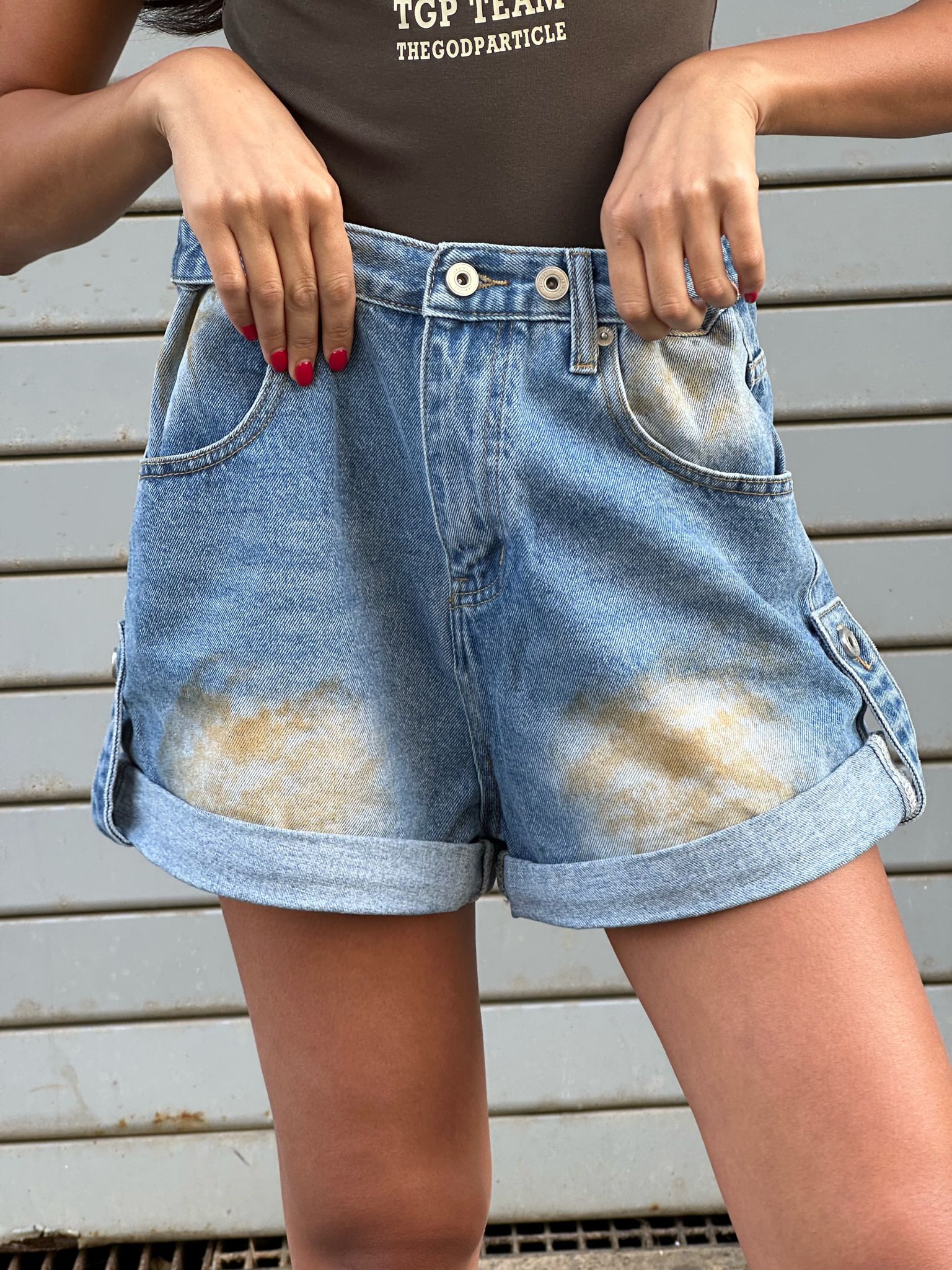 מכנס ג'ינס כחול ארי