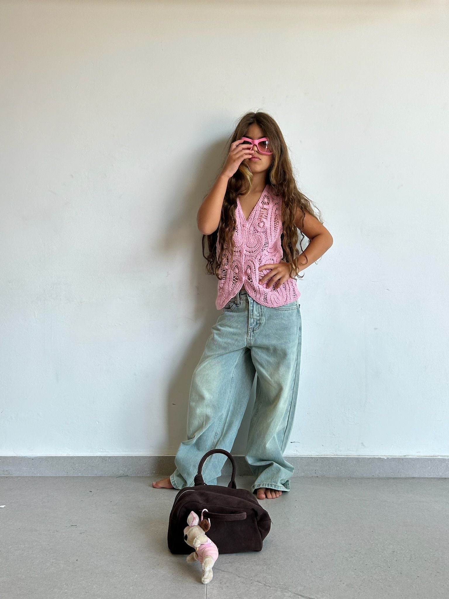 מכנס ג'ינס ארי תכלת