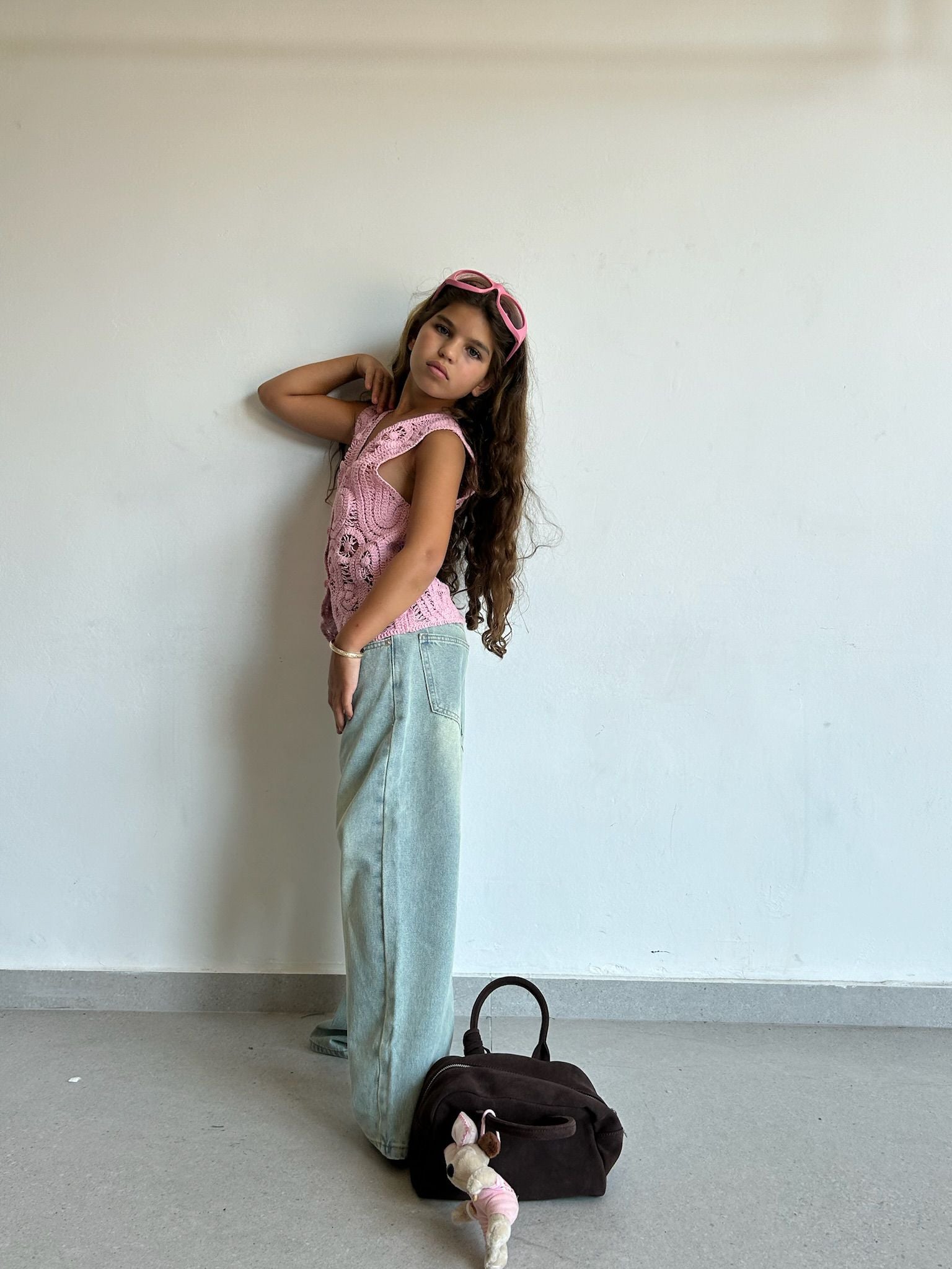 מכנס ג'ינס ארי תכלת