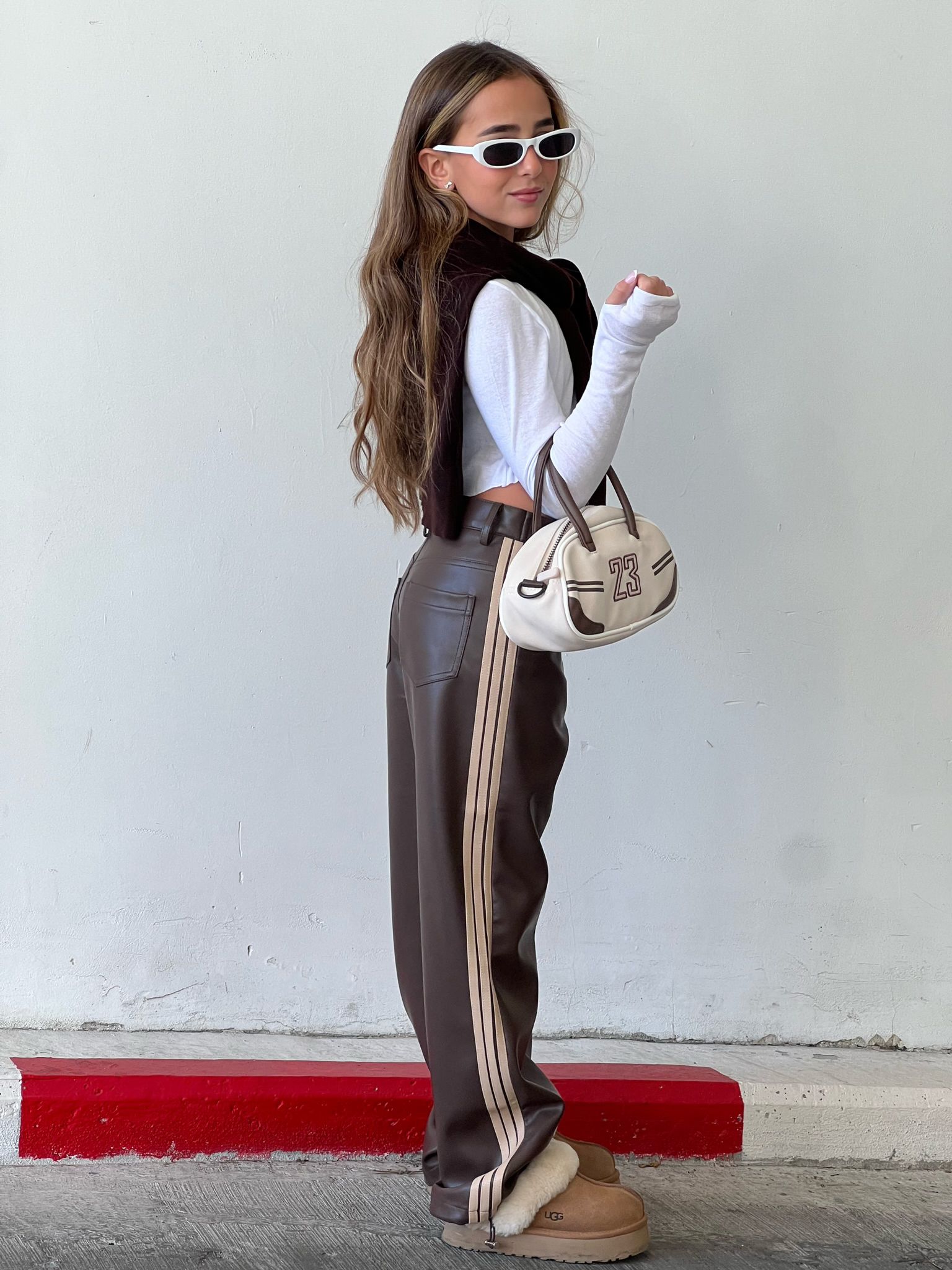 מכנס דון חום