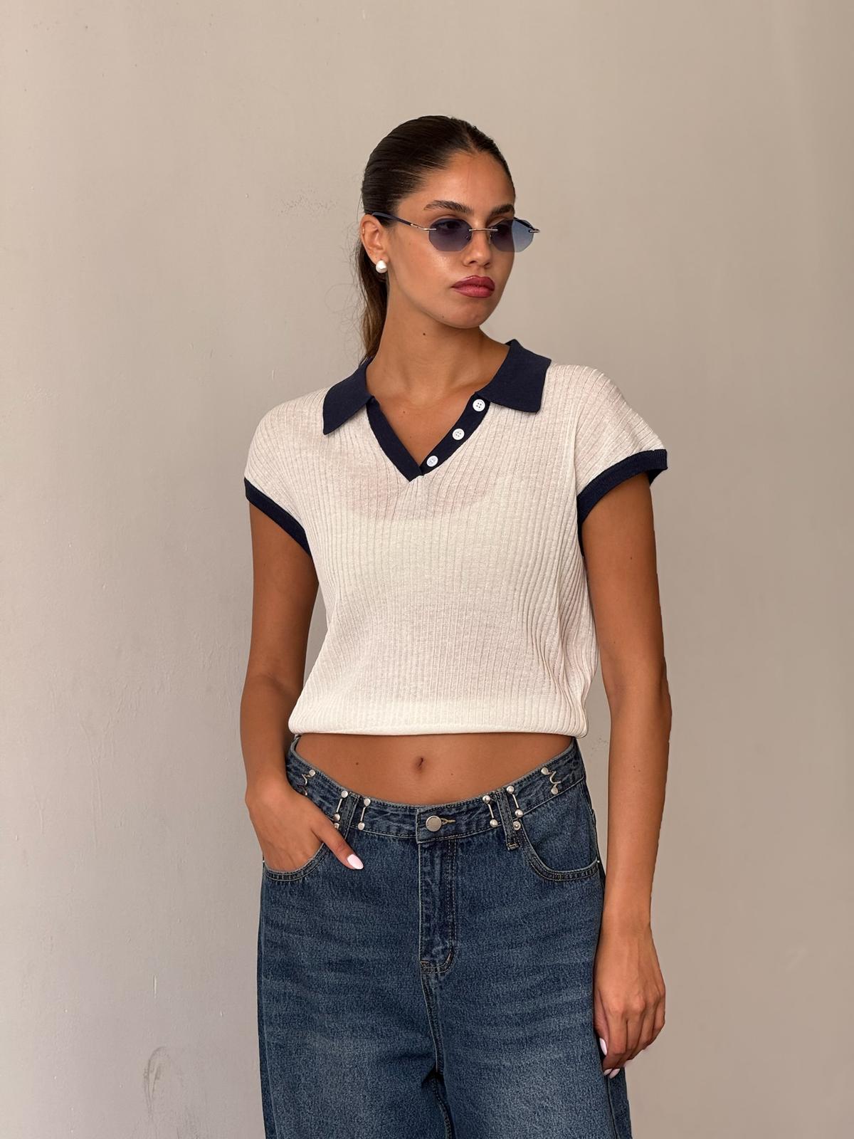 חולצת סוני לבן