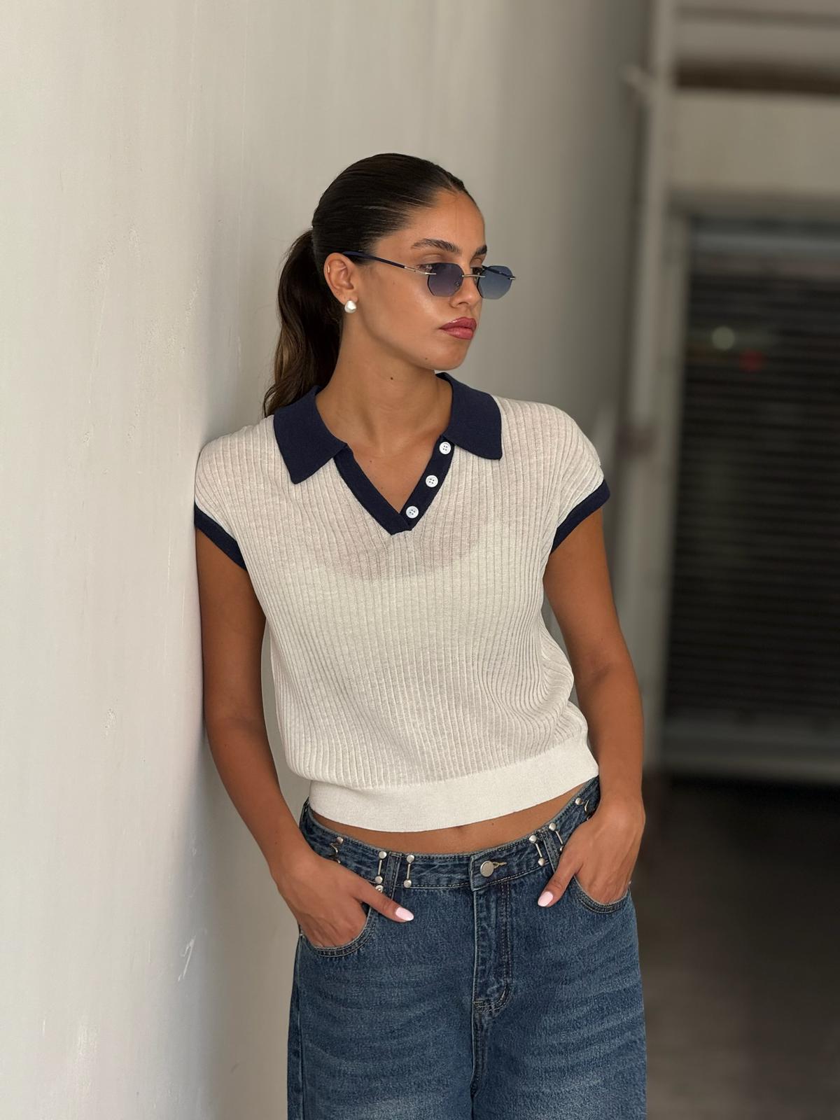 חולצת סוני לבן