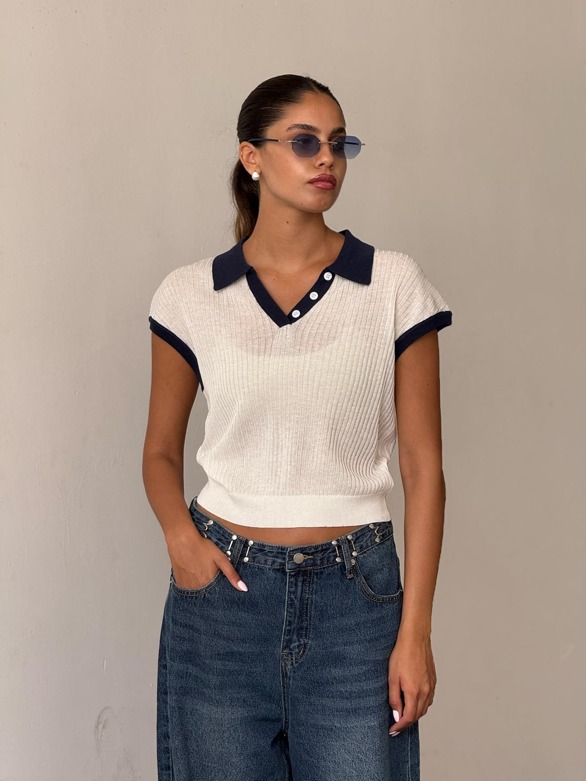 חולצת סוני לבן