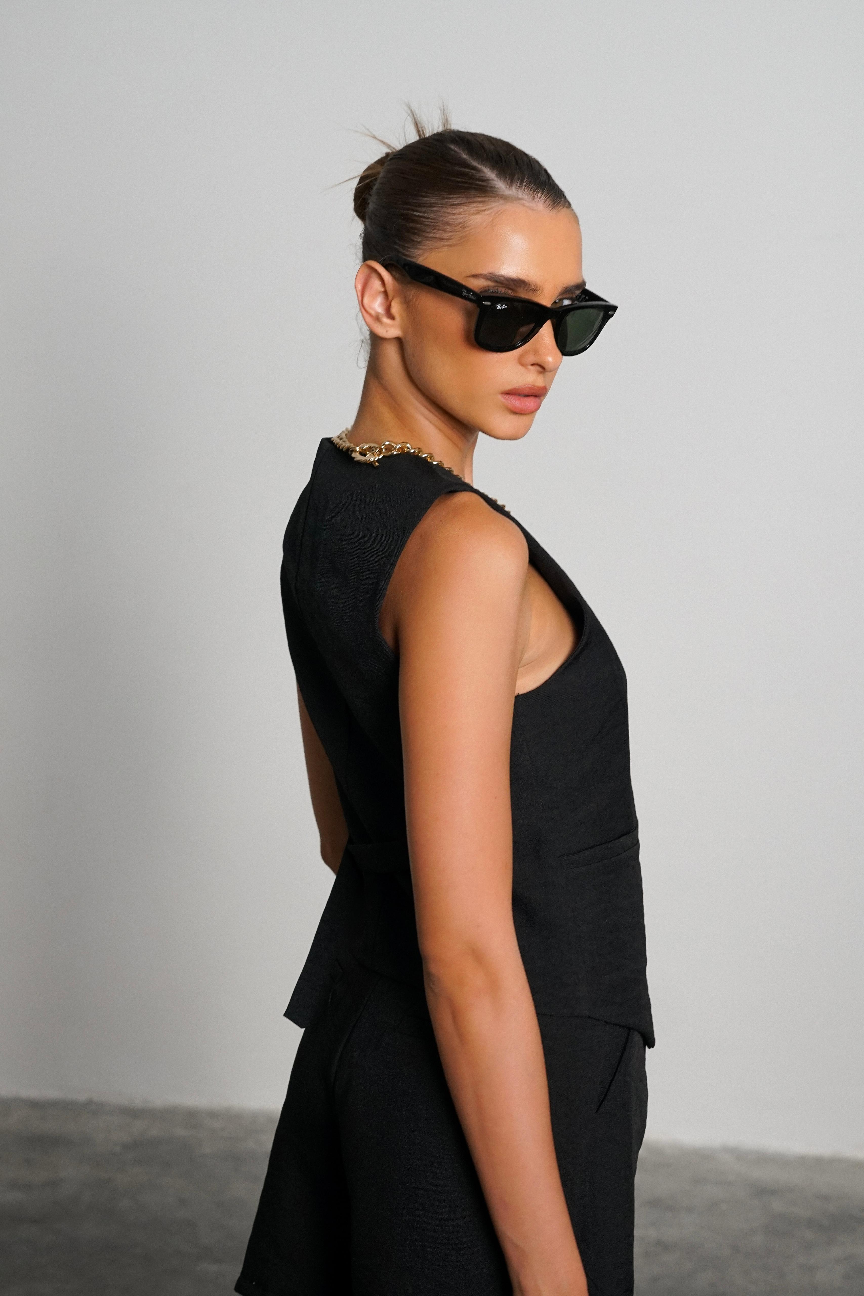 חליפת דונה שחור