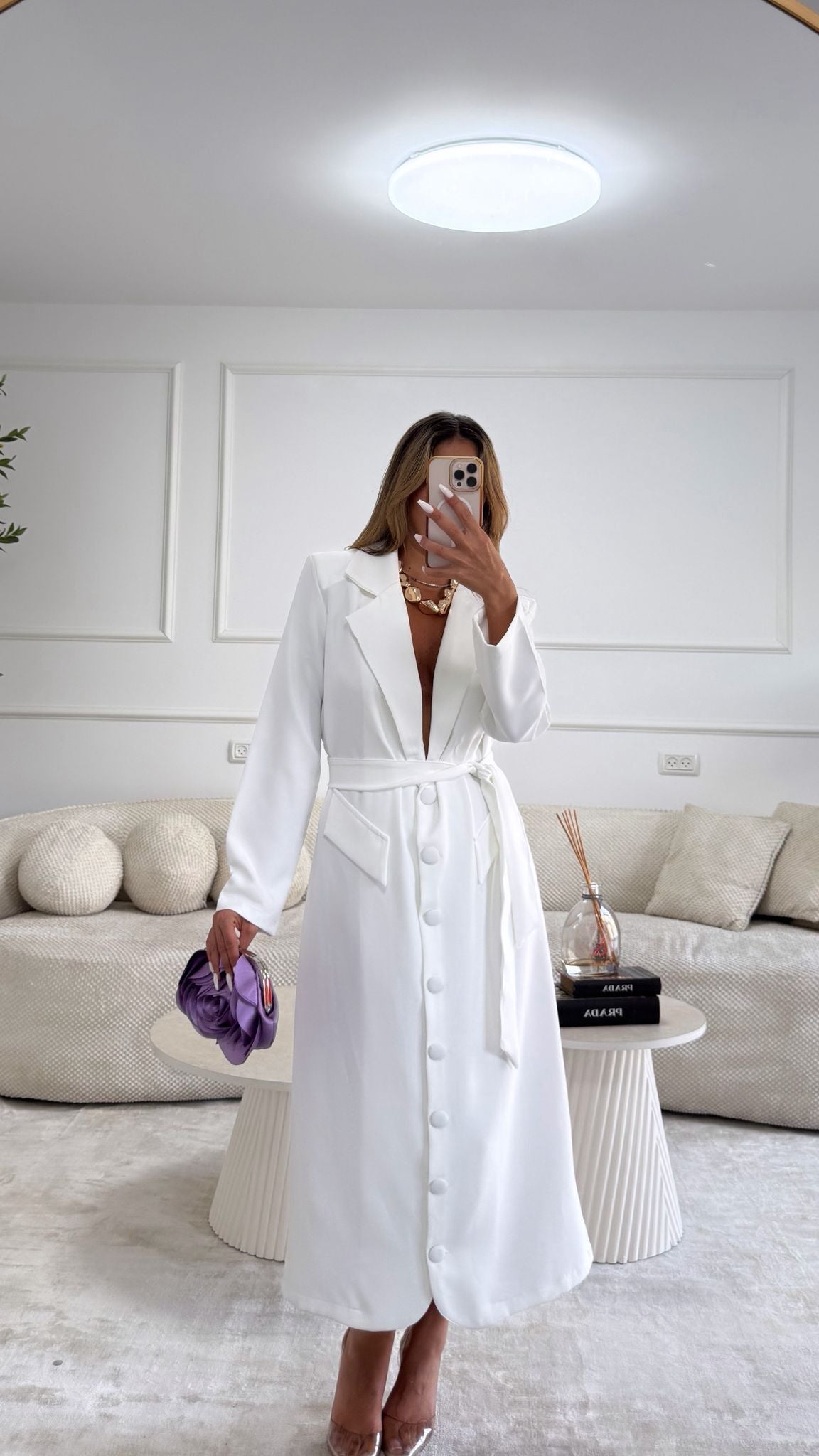 שמלת עדיה לבן