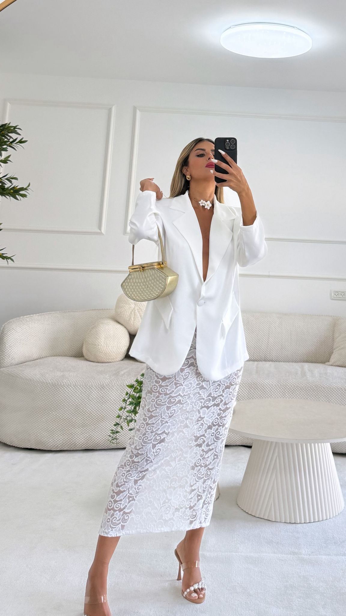 חליפת מיאה לבן