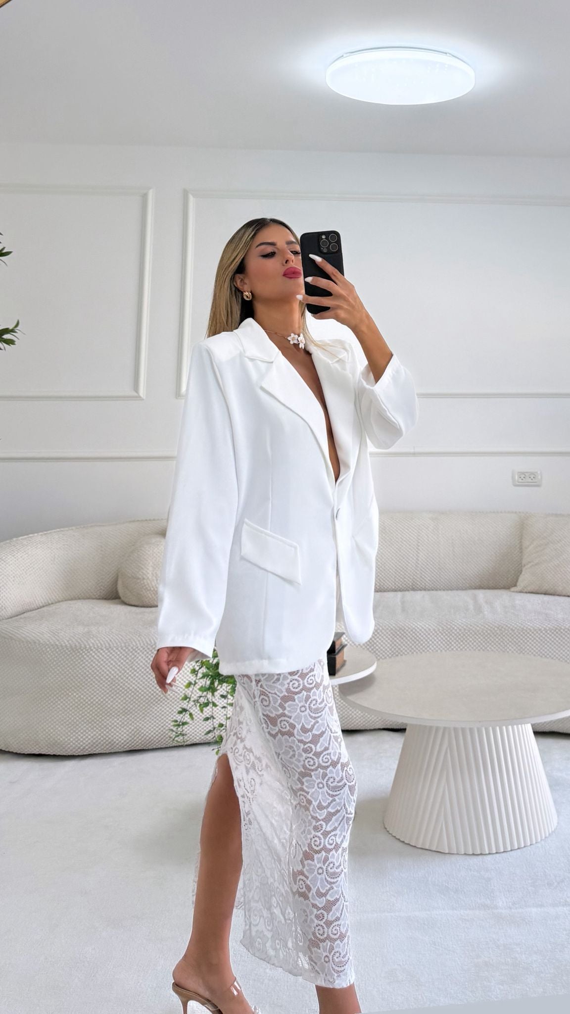 חליפת מיאה לבן