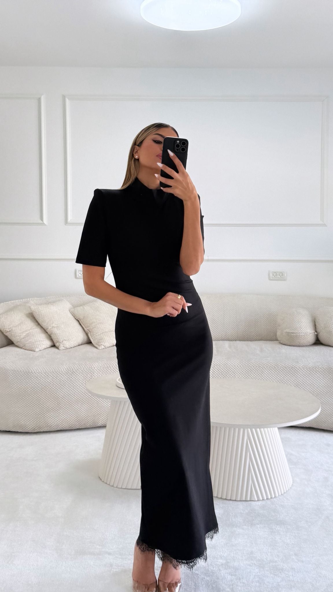 שמלת פיבי שחור