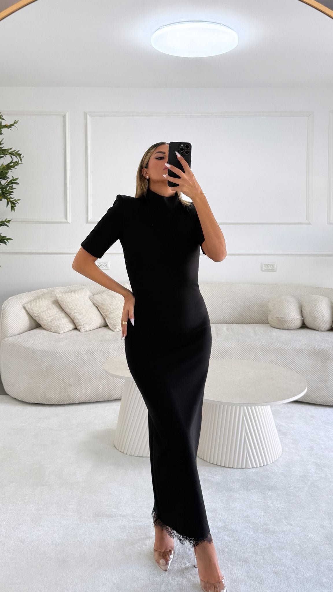 שמלת פיבי שחור