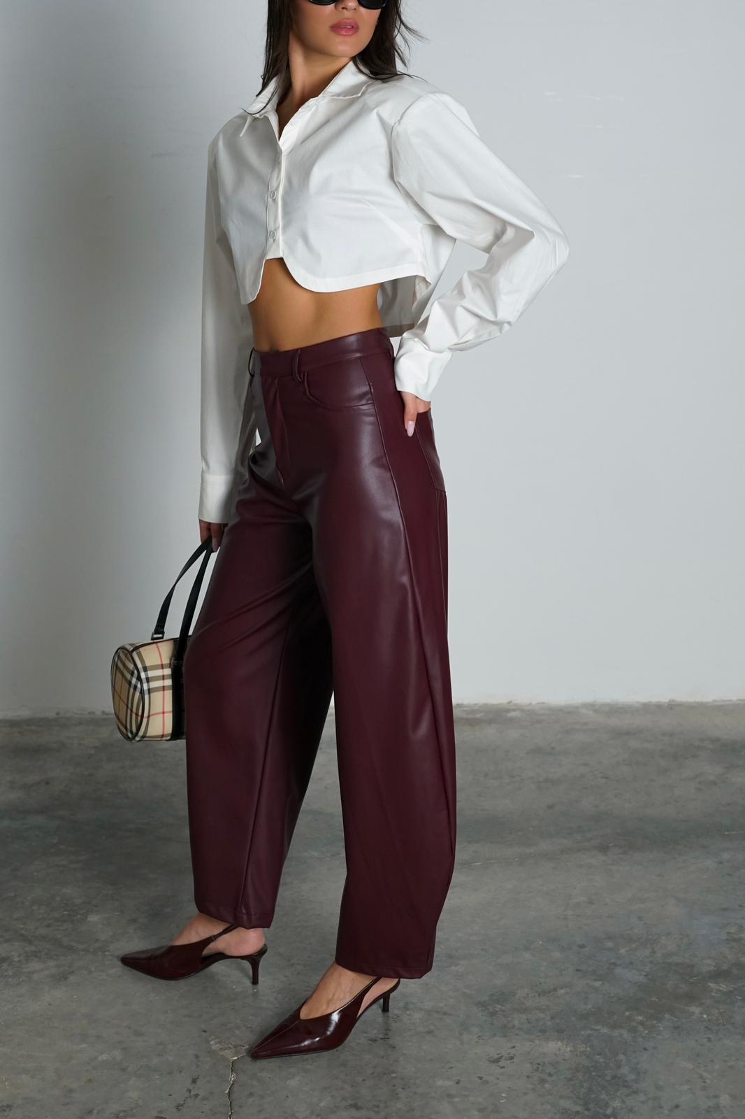 מכנס קיסו בורדו