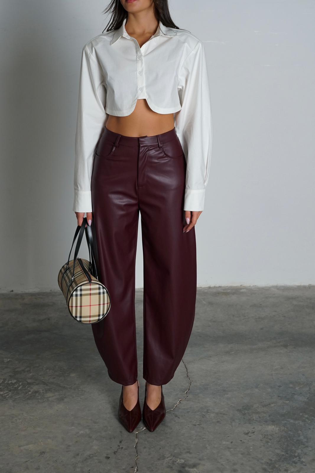 מכנס קיסו בורדו