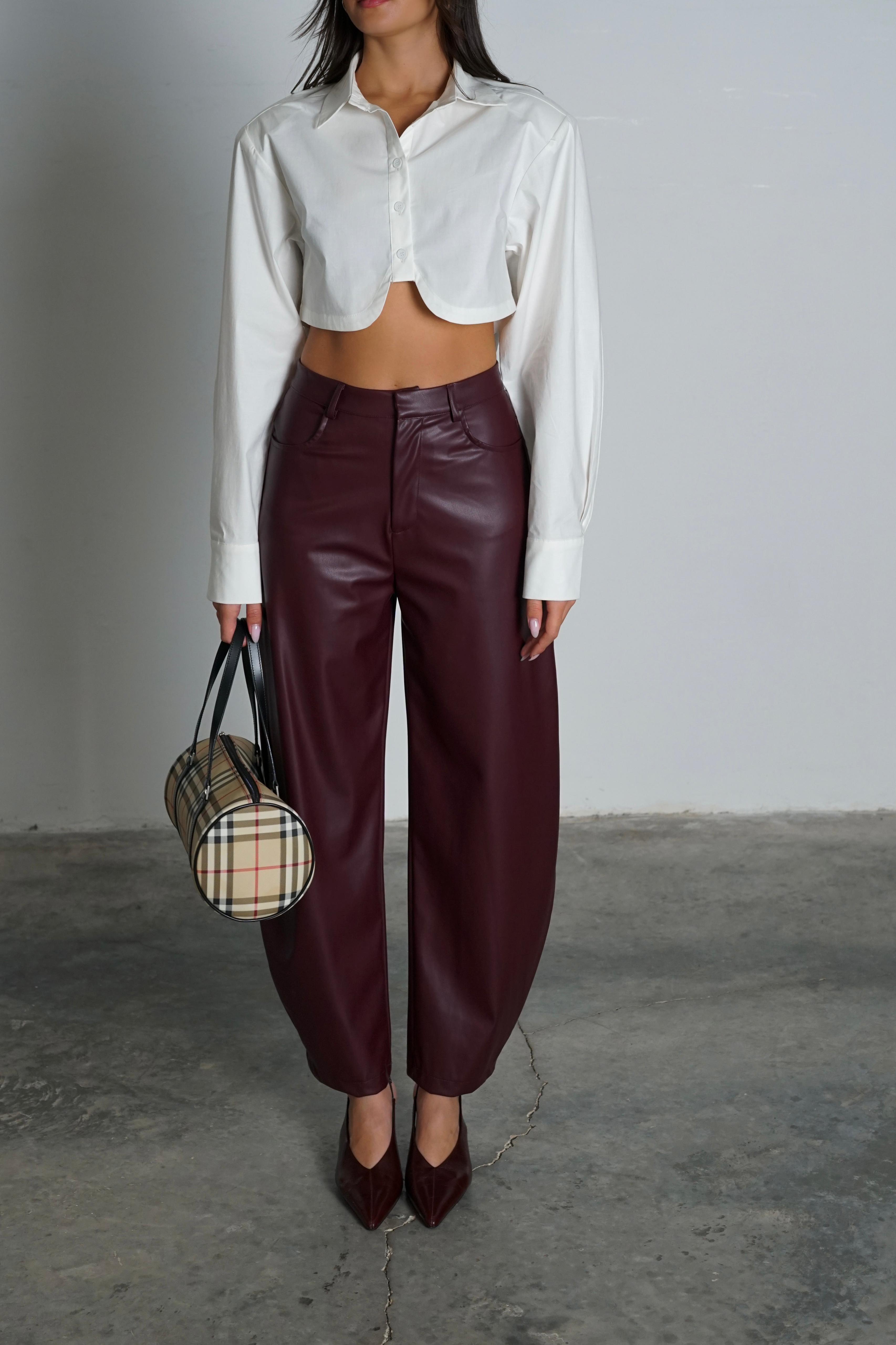 מכנס קיסו בורדו