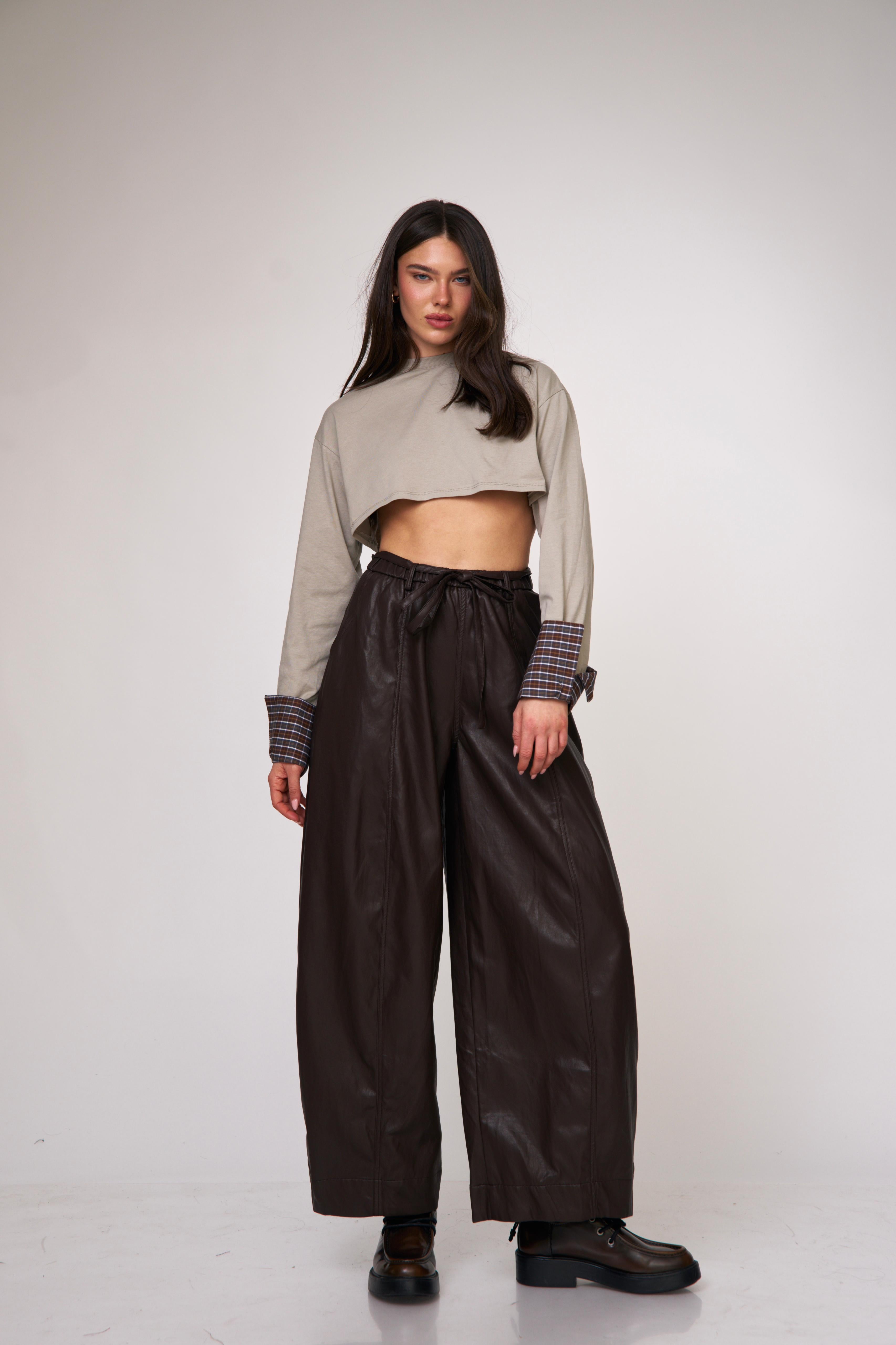 חולצת נירה זית