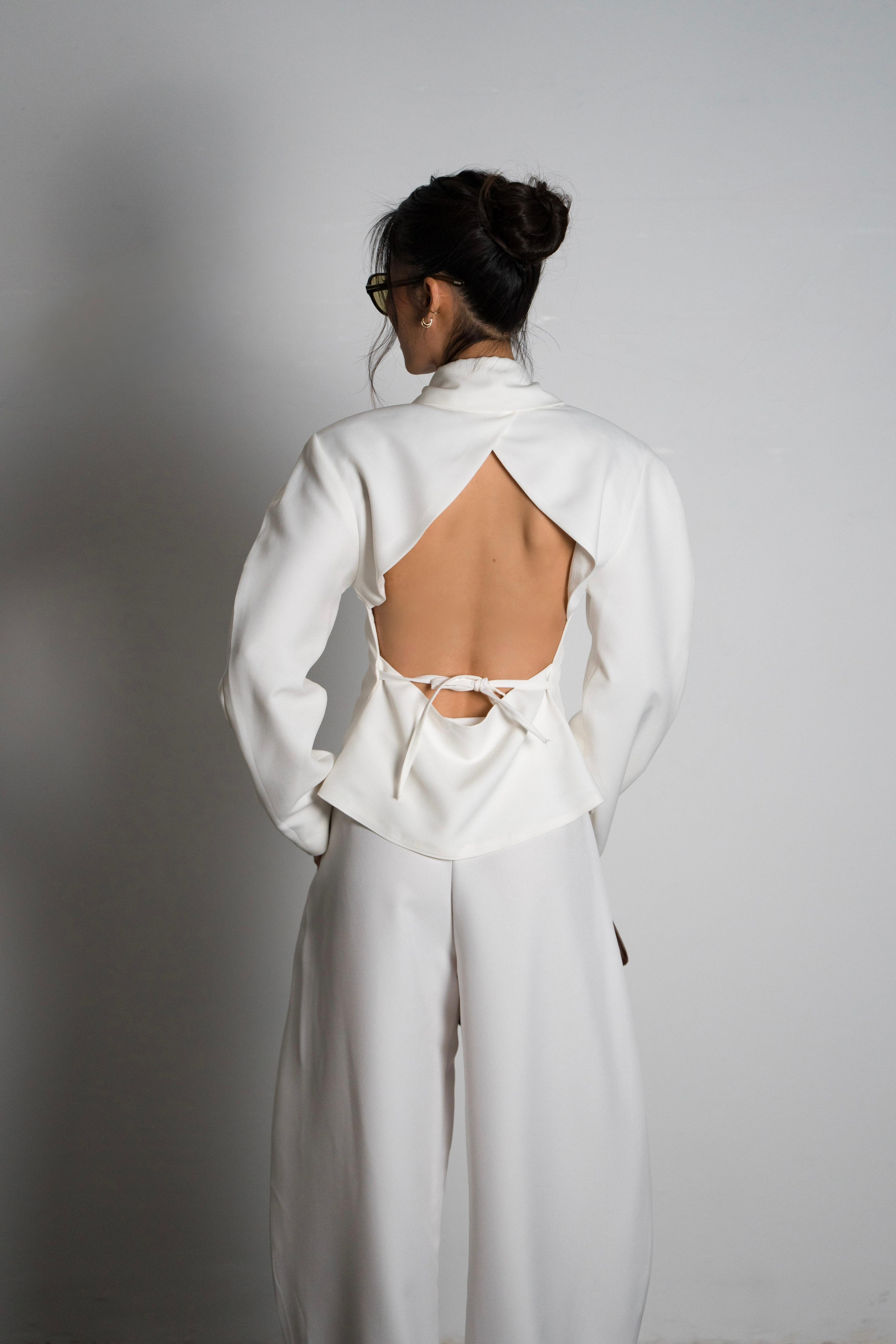 חליפת מידטאון לבן