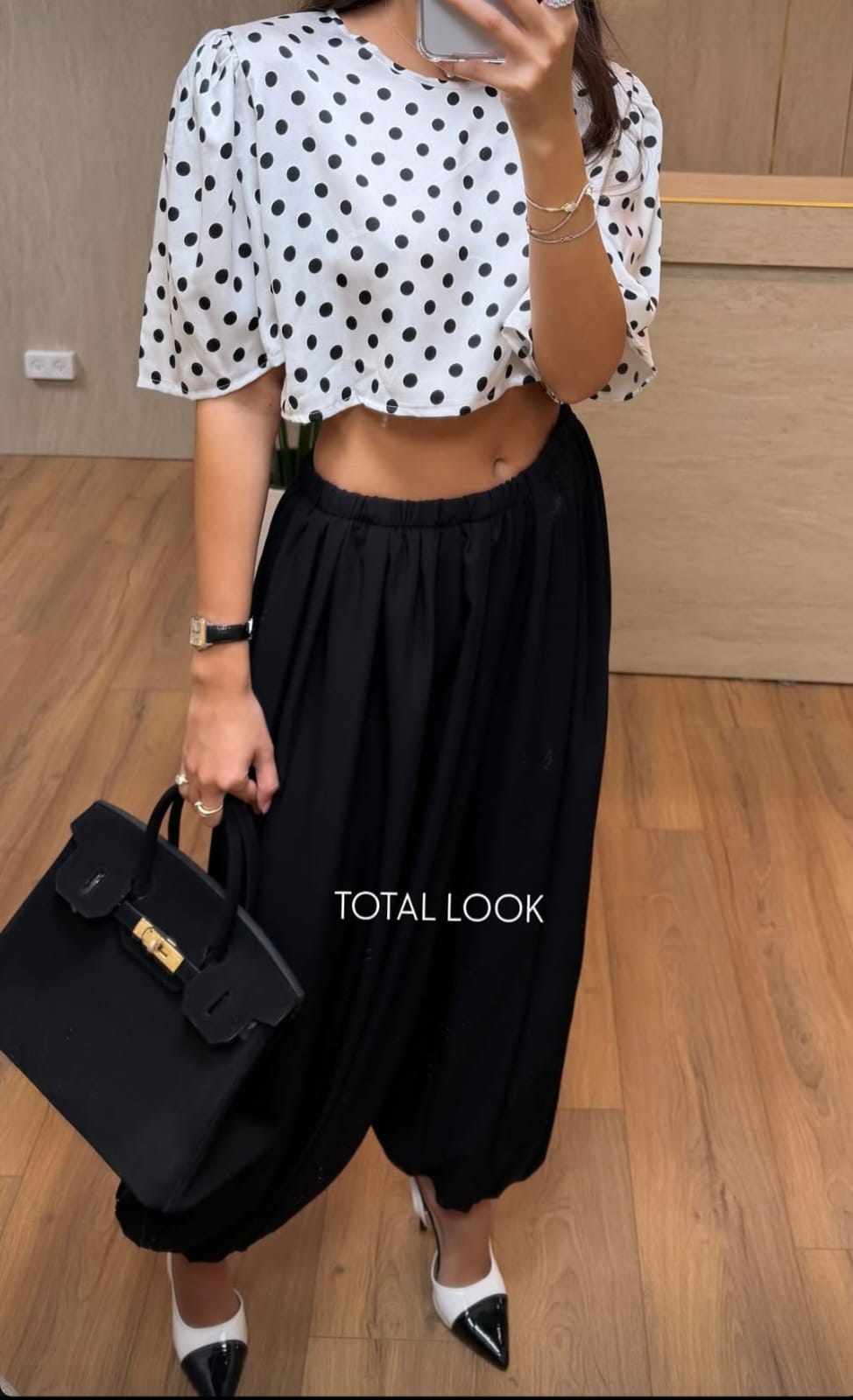 מכנס פלמרו שחור