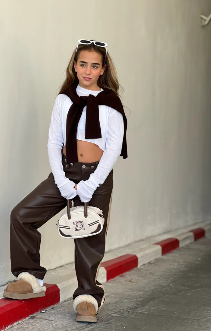 מכנס דון חום