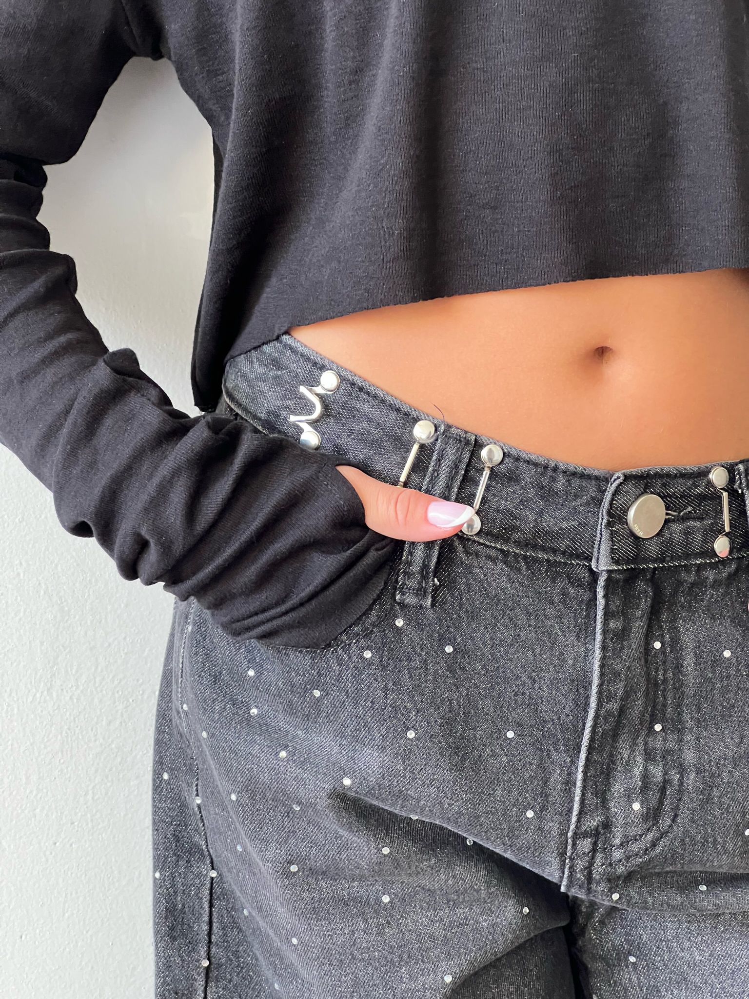 ג'ינס מיאה שחור