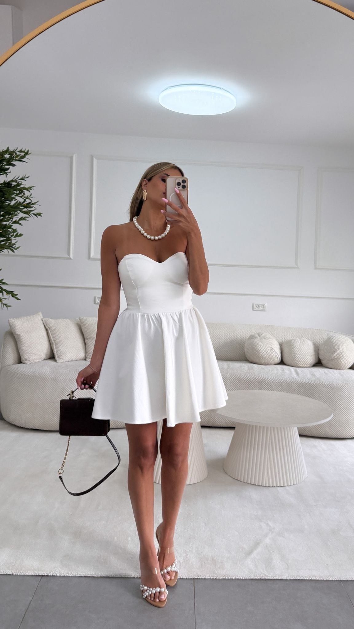 שמלת אנטונלה לבן