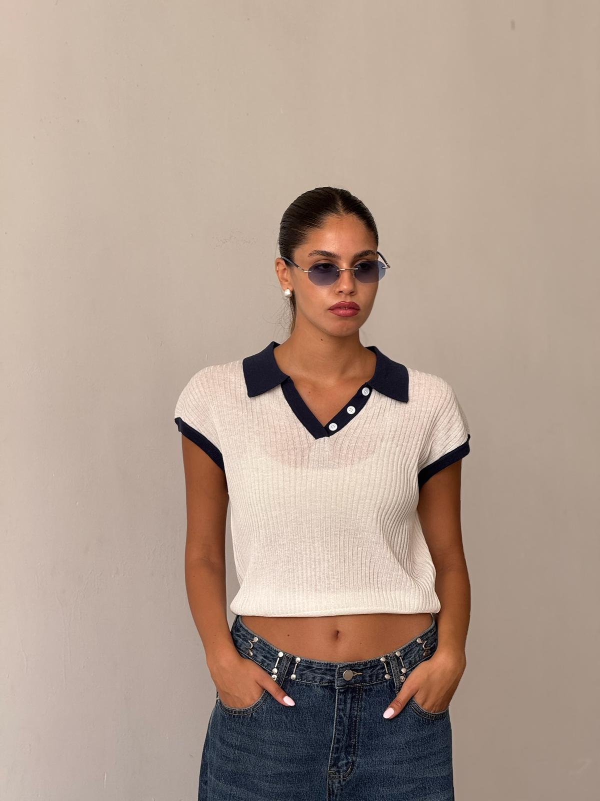 חולצת סוני לבן