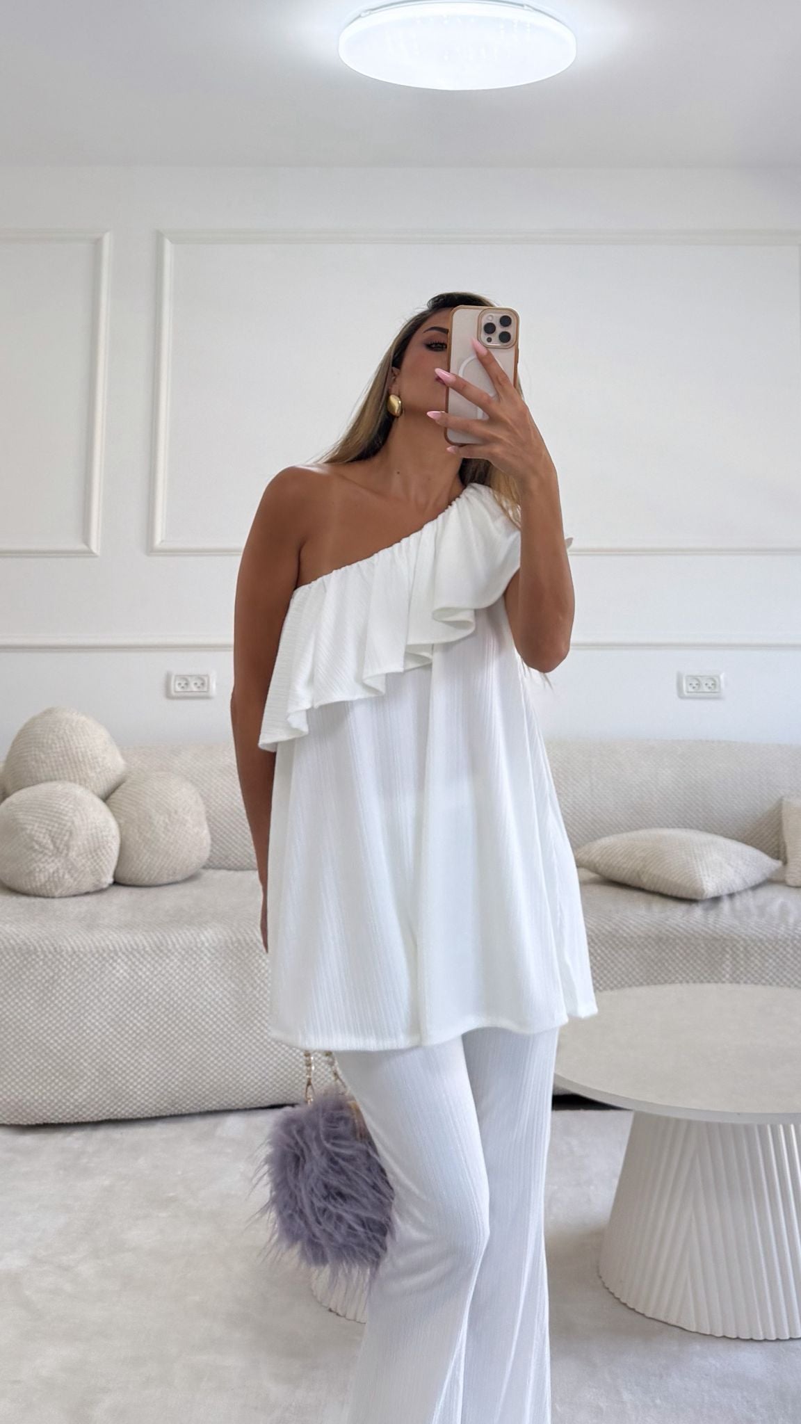 חליפת מליה לבן