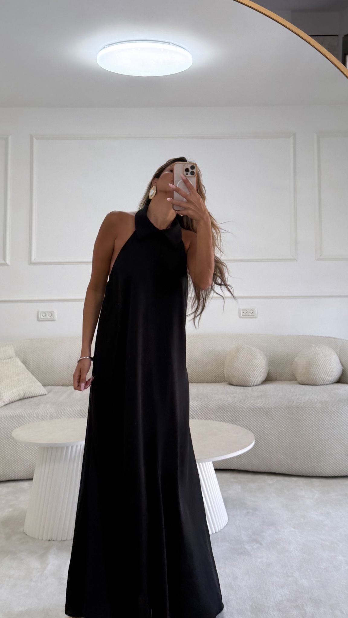 שמלת קולר שחור