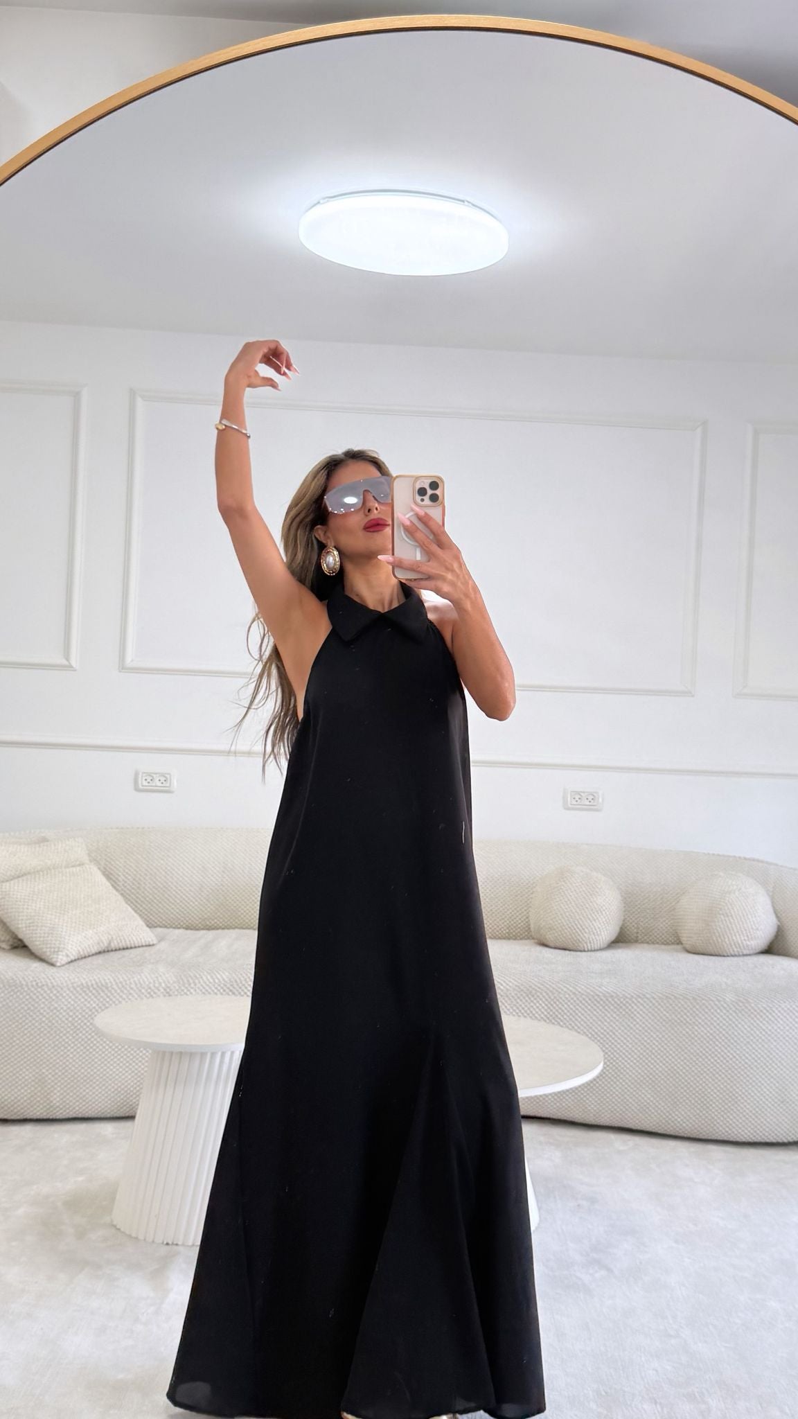 שמלת קולר שחור