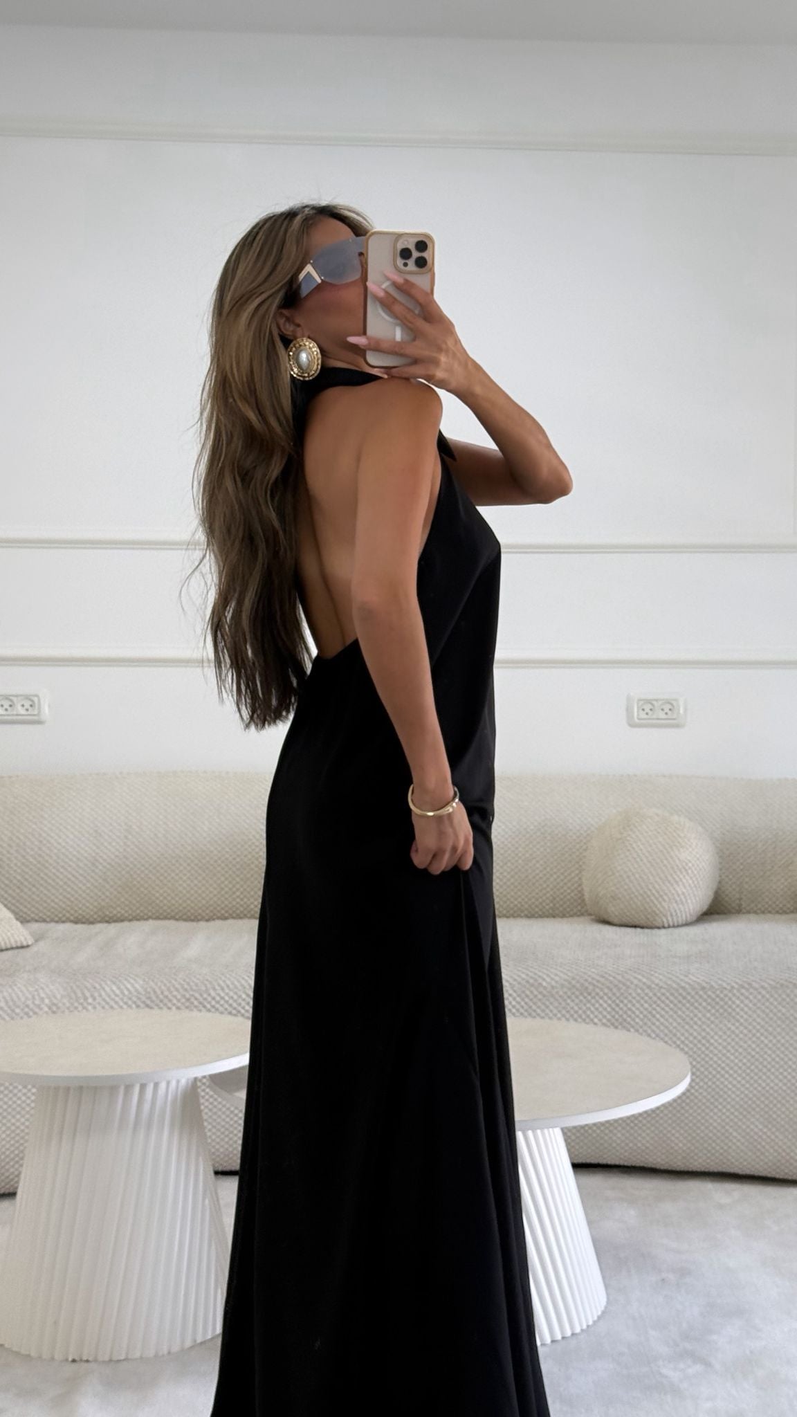 שמלת קולר שחור