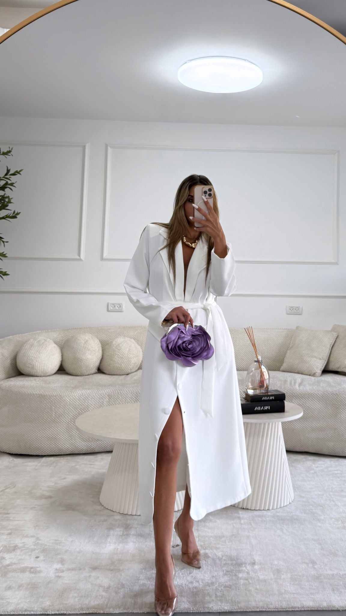 שמלת עדיה לבן