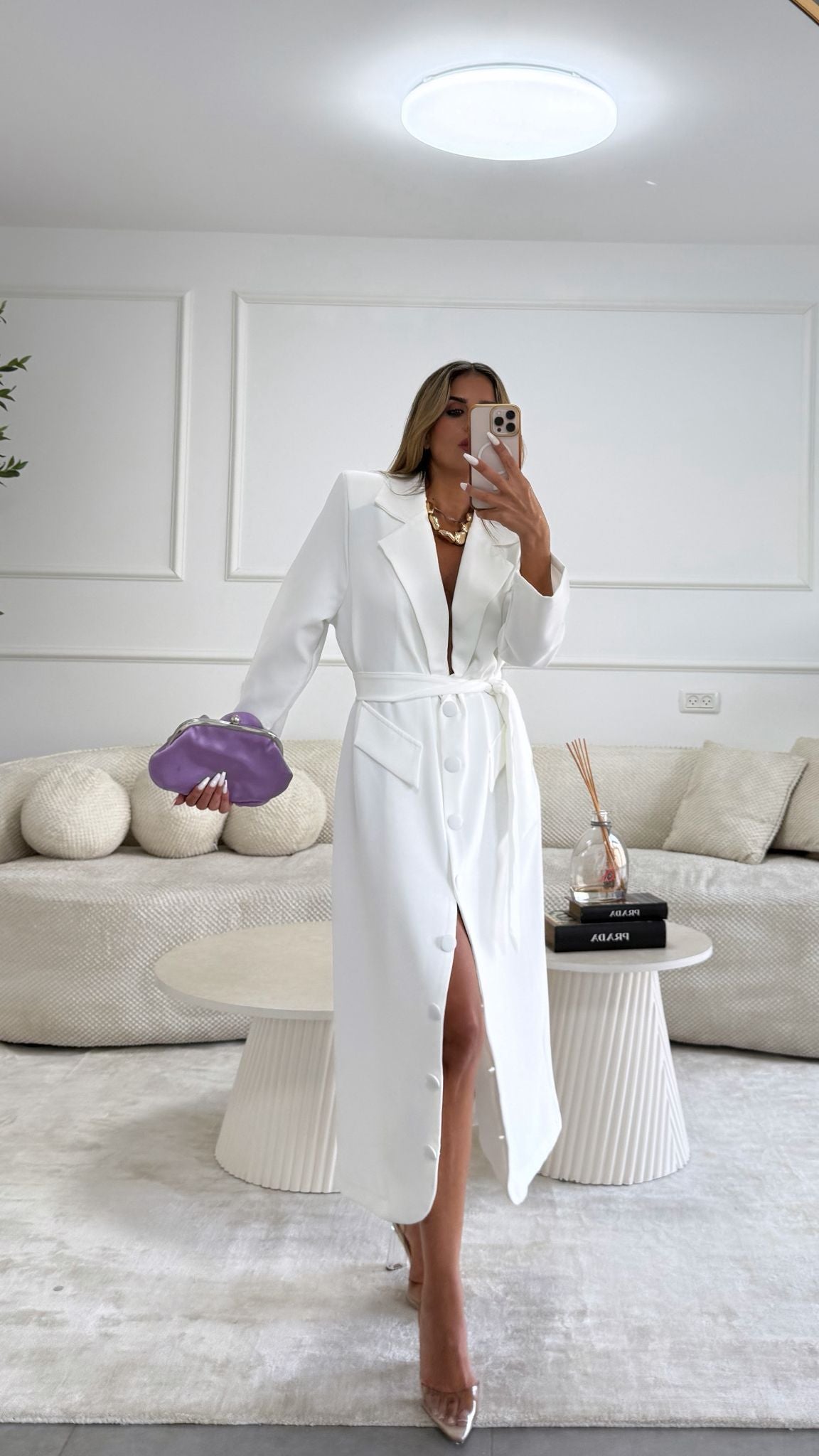 שמלת עדיה לבן