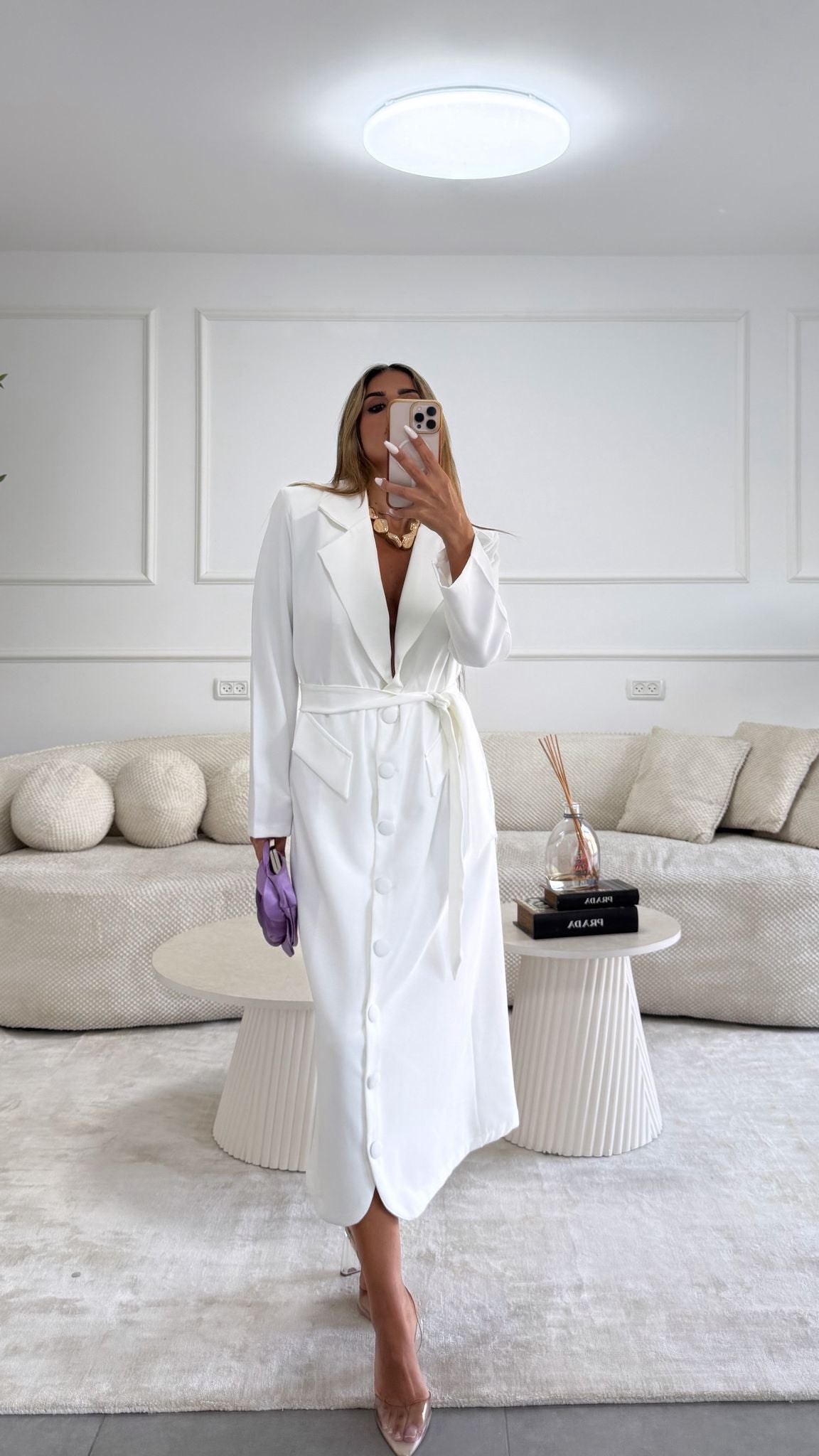 שמלת עדיה לבן