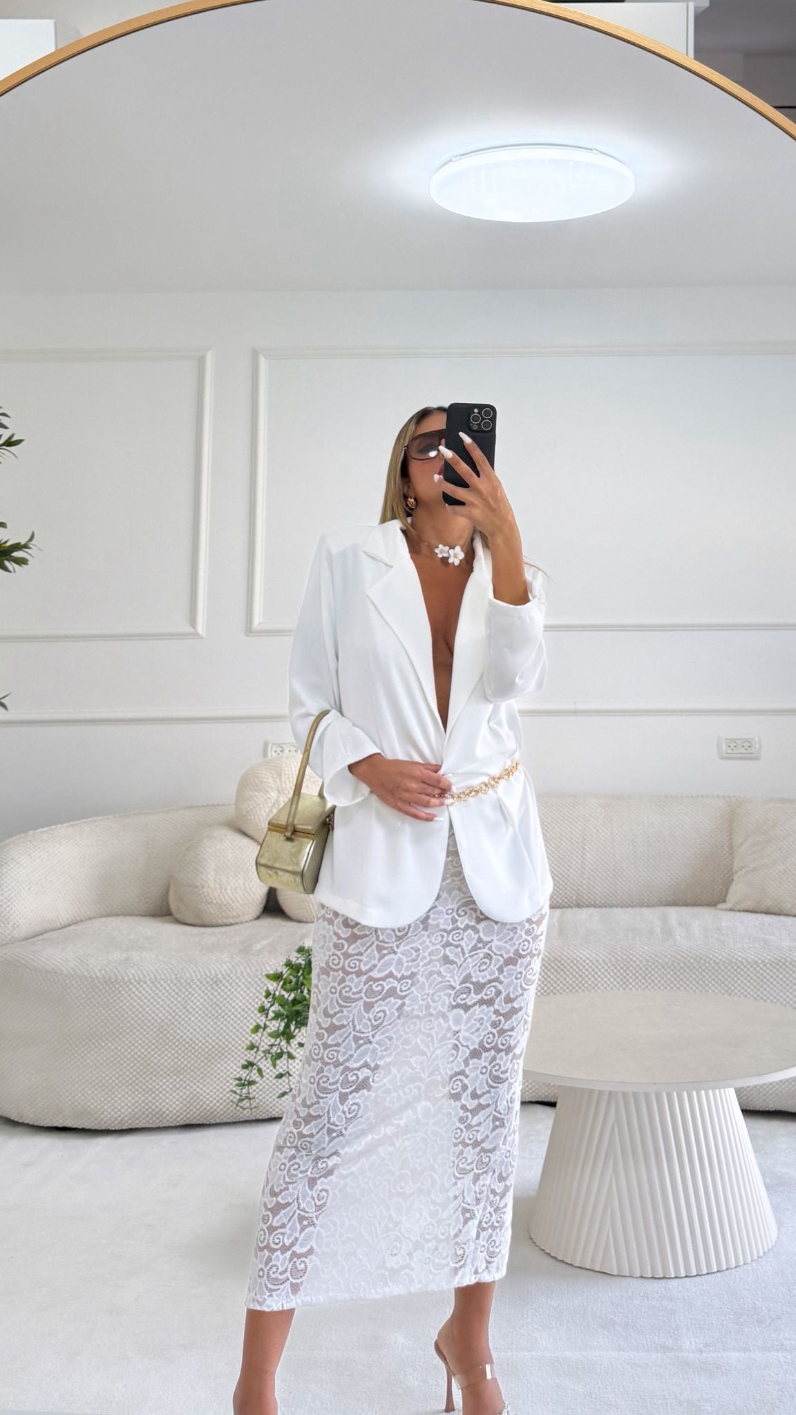 חליפת מיאה לבן