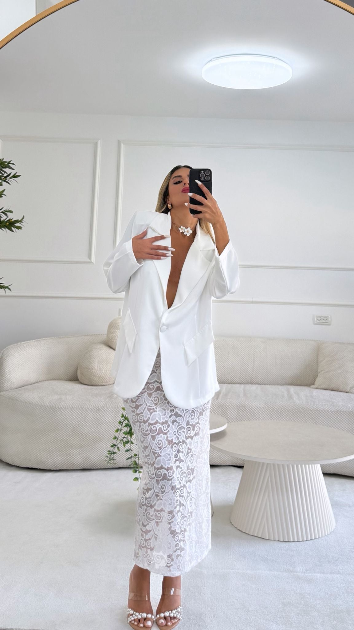 חליפת מיאה לבן