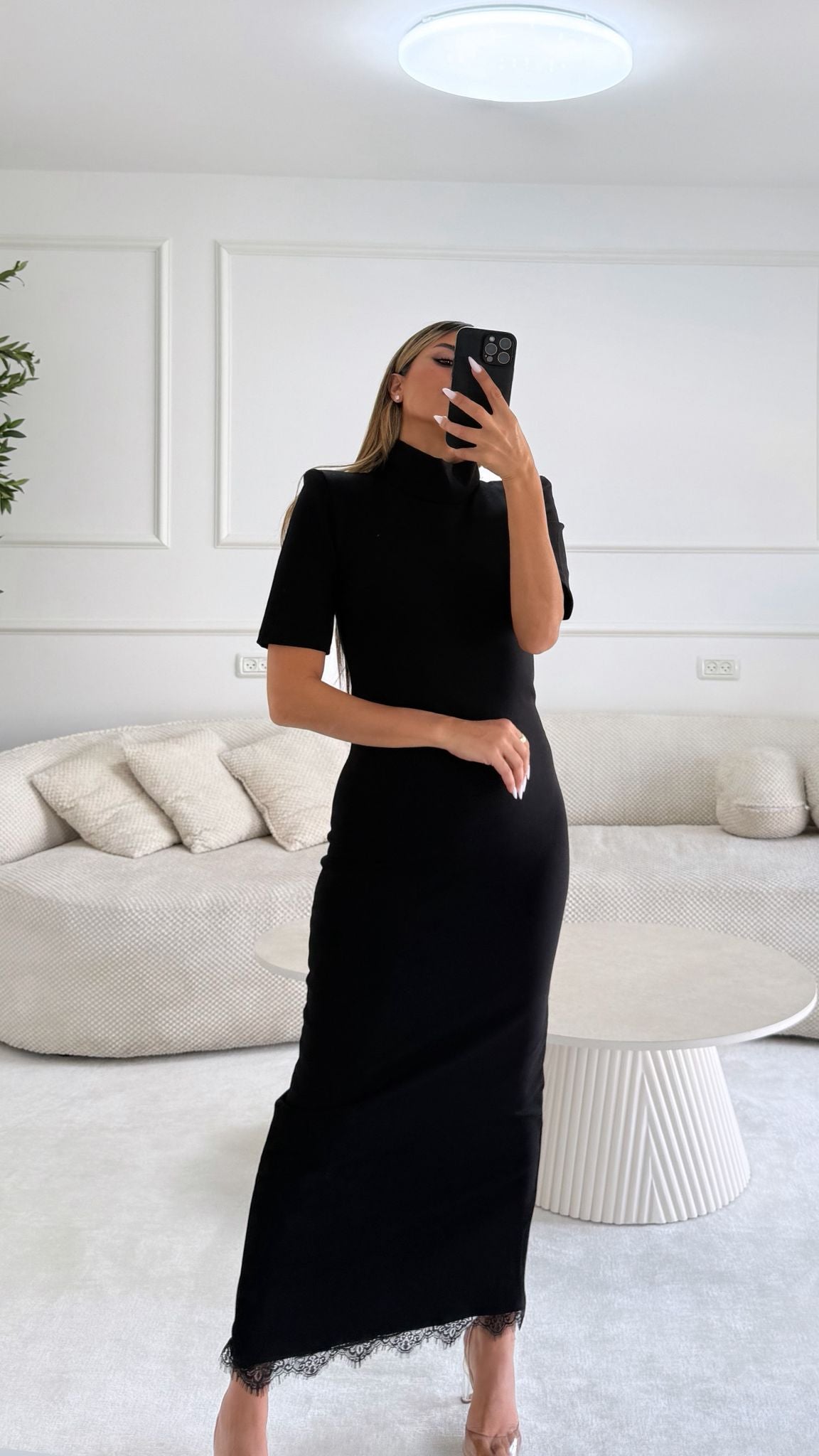 שמלת פיבי שחור