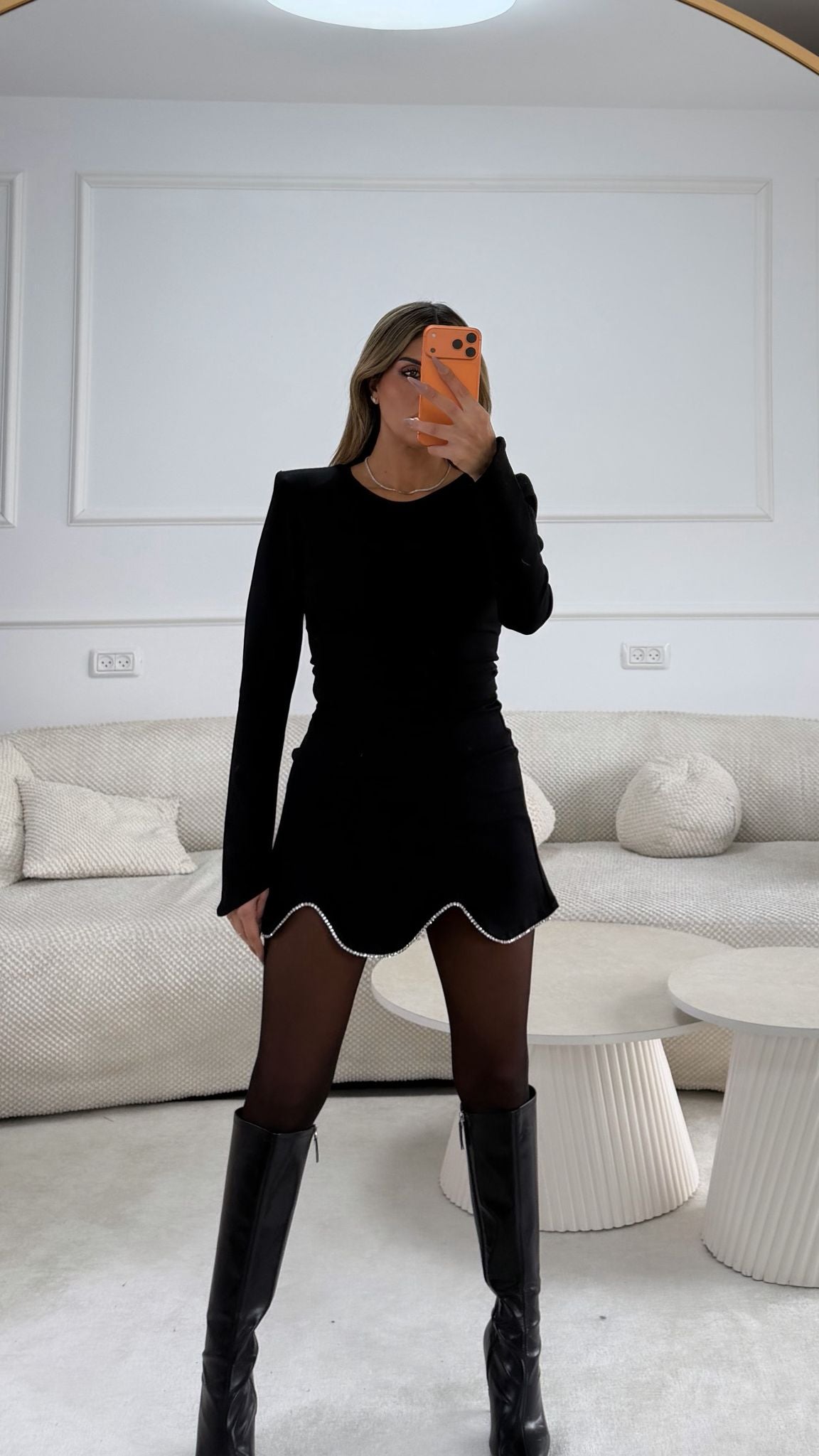 שמלה שילוב אבנים