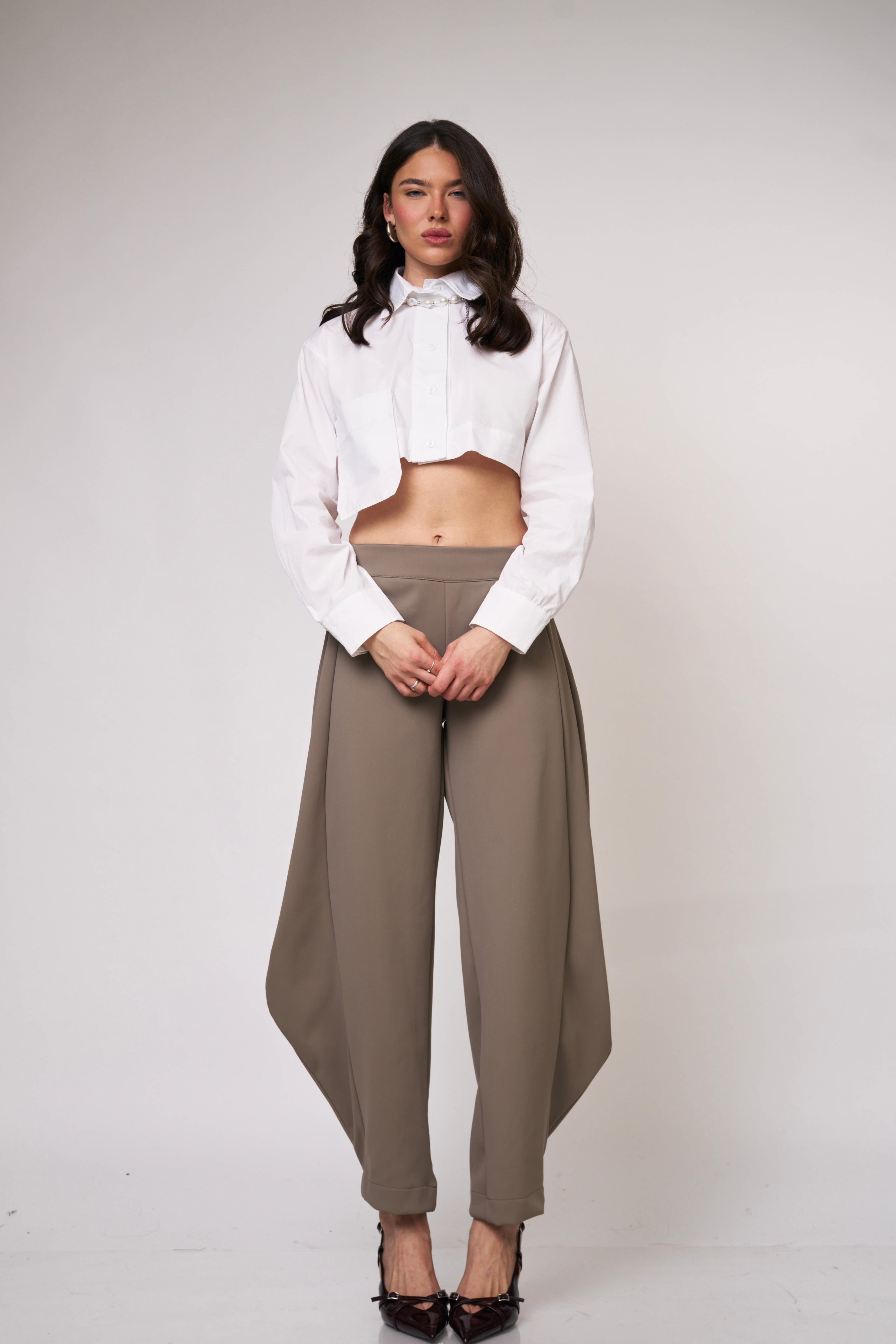 מכנס אשטון חום