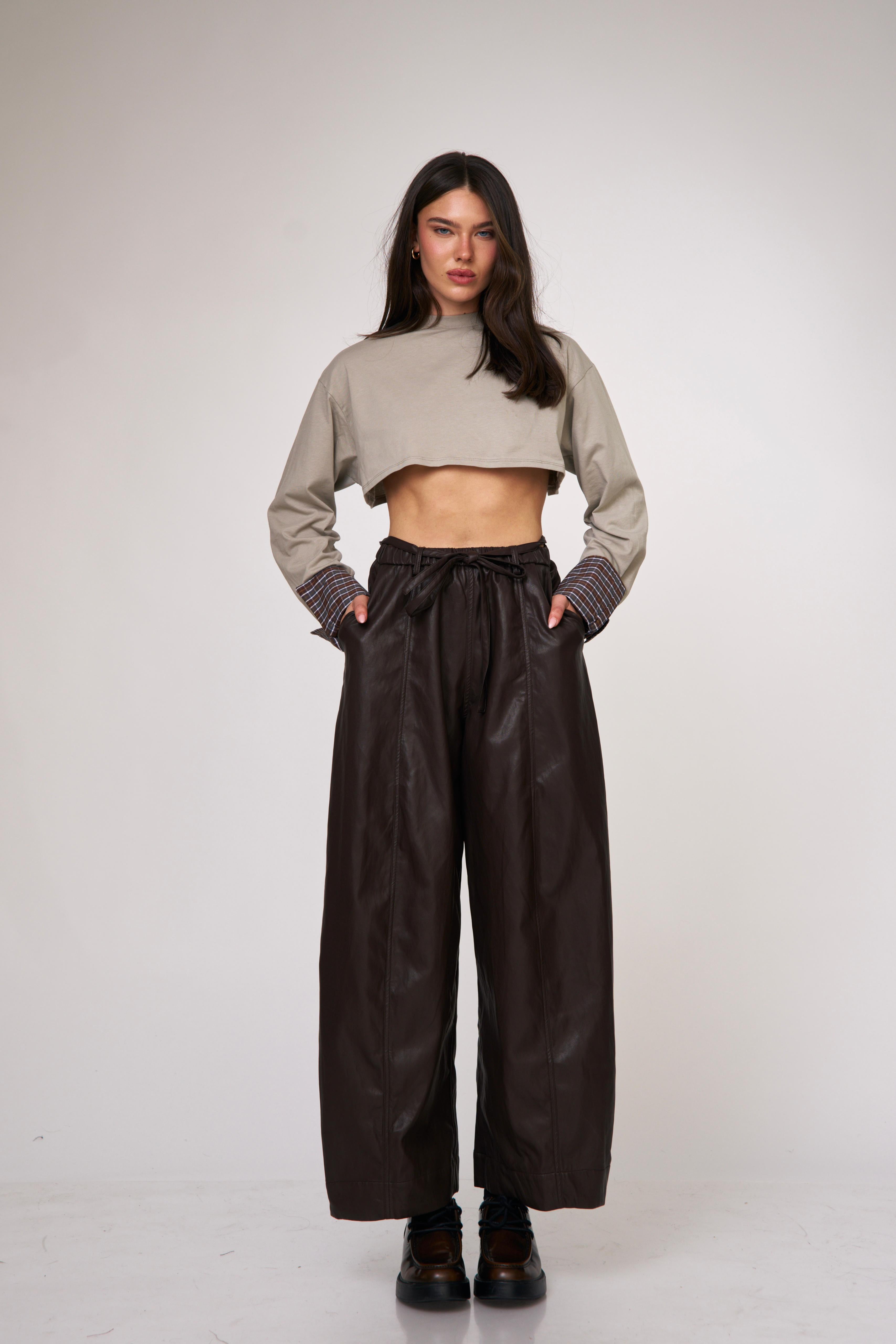 חולצת נירה זית