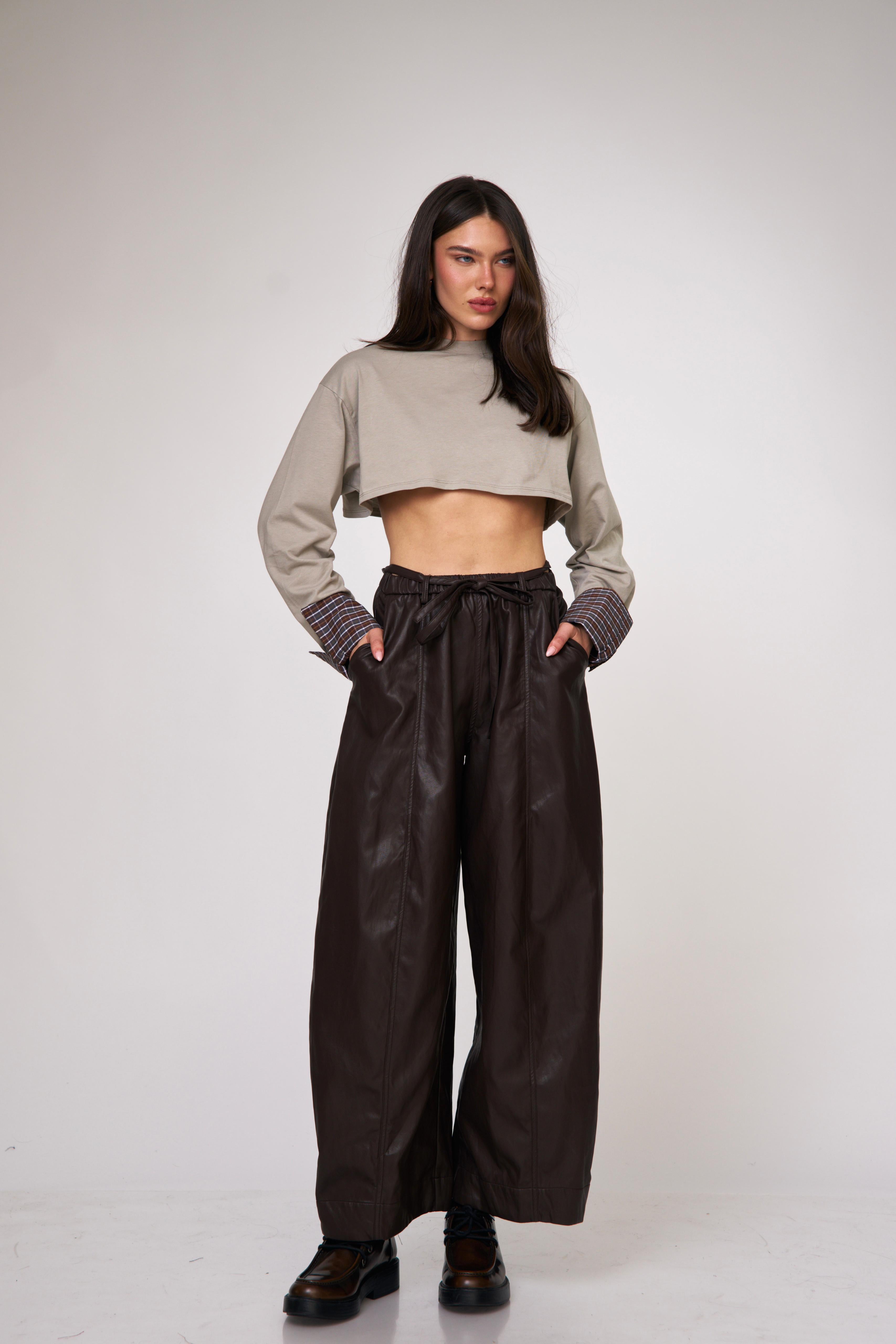 חולצת נירה זית