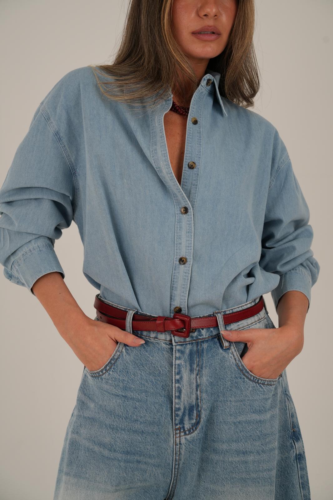 חולצת ג'ינס טומי