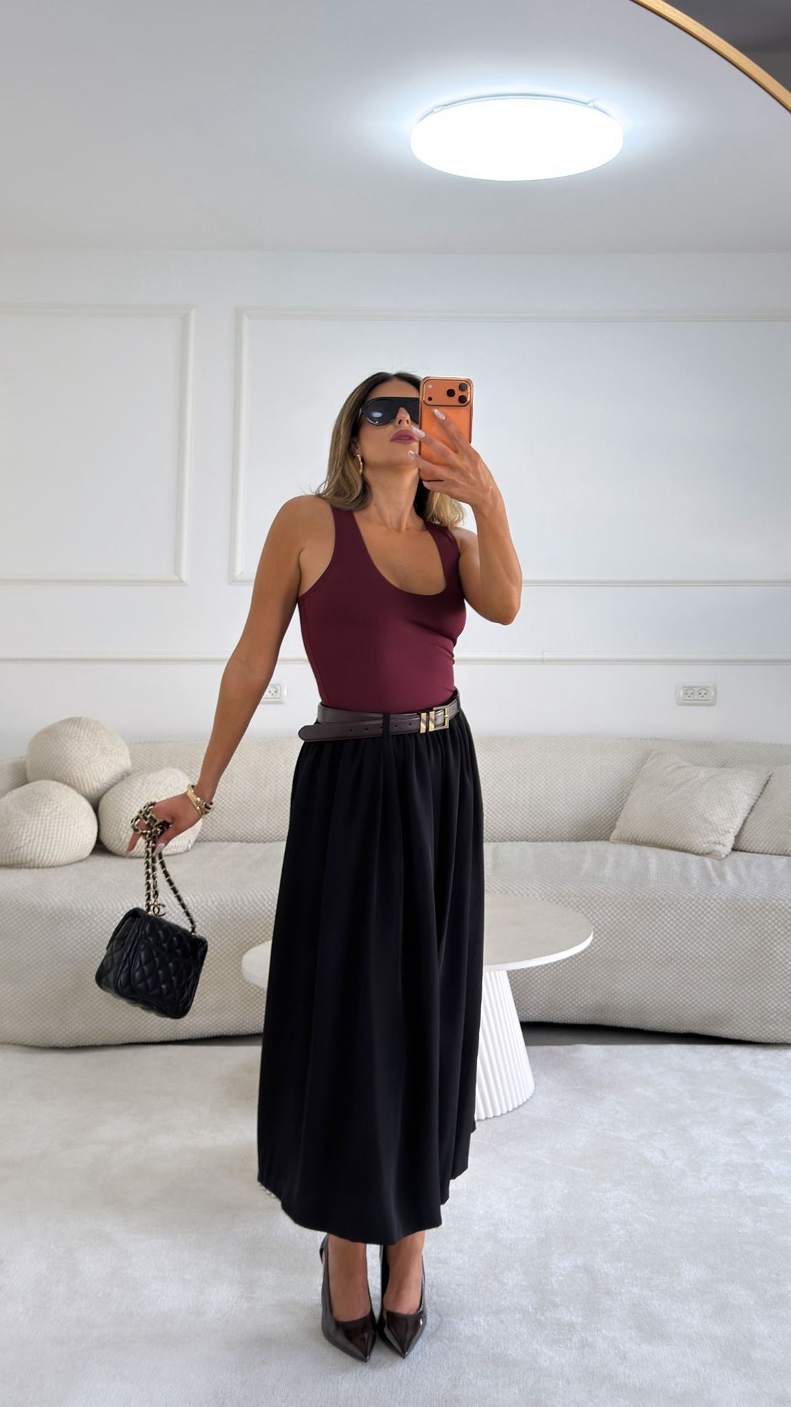 מכנס ארי שחור