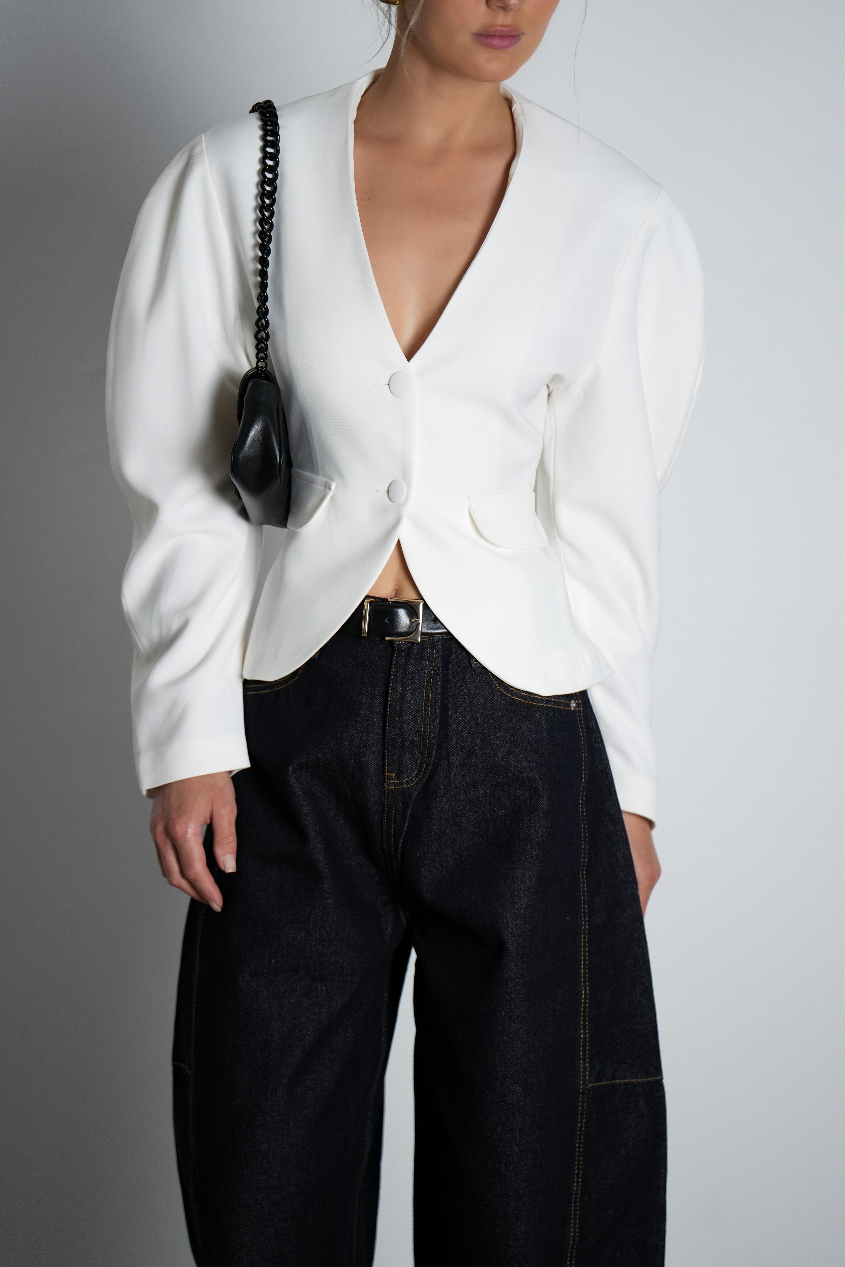 ג'קט אמיליה לבן