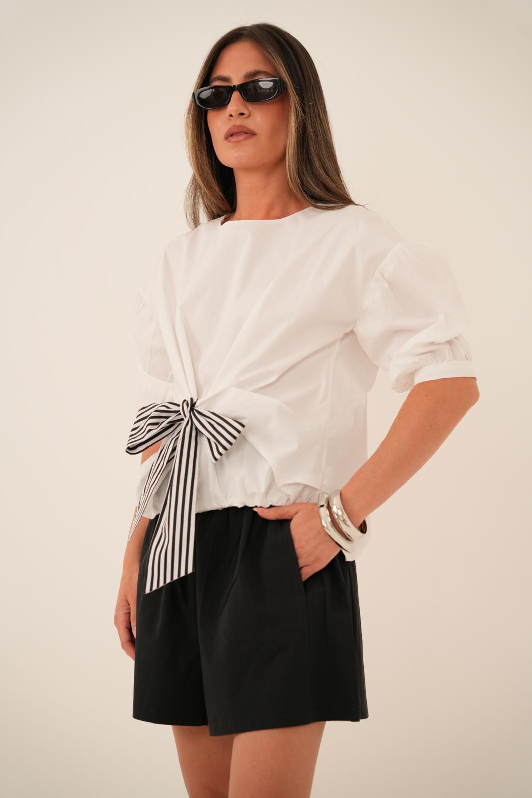 חולצת ליקה לבן