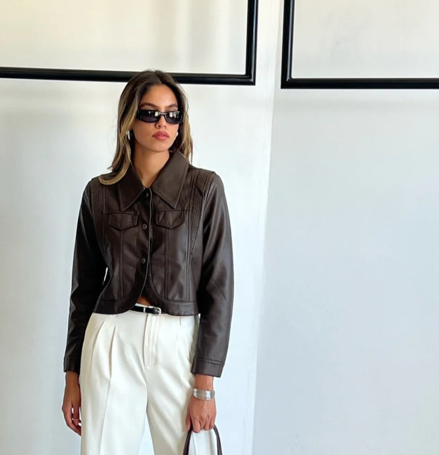 ג'קט אלכס חום