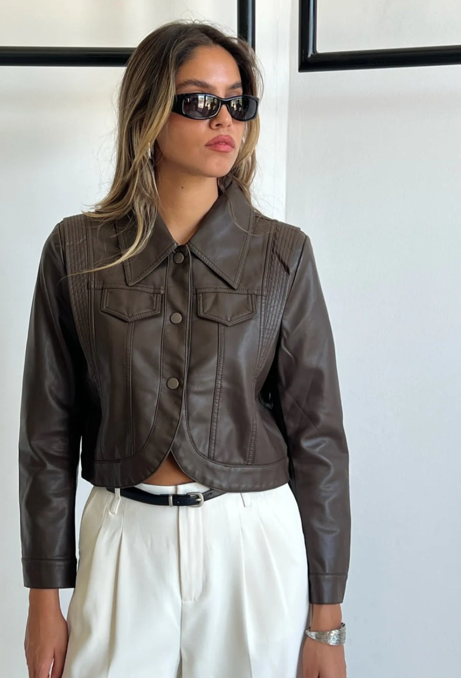 ג'קט אלכס חום