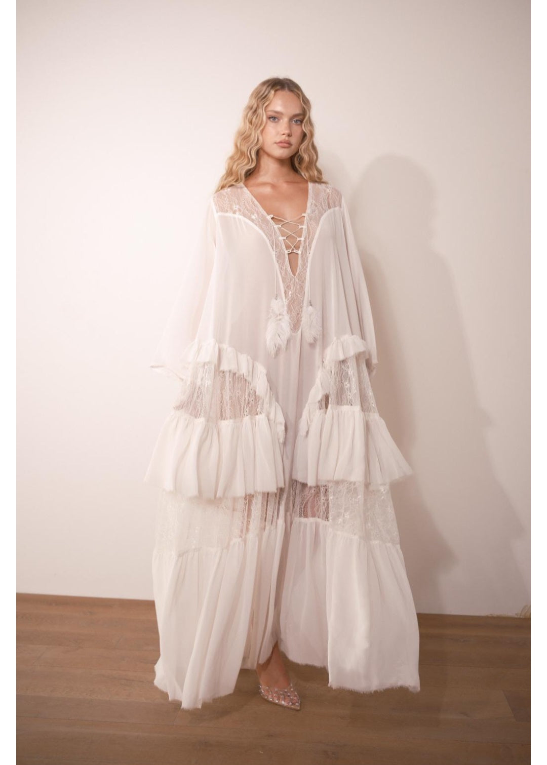 שמלת לייט לבן