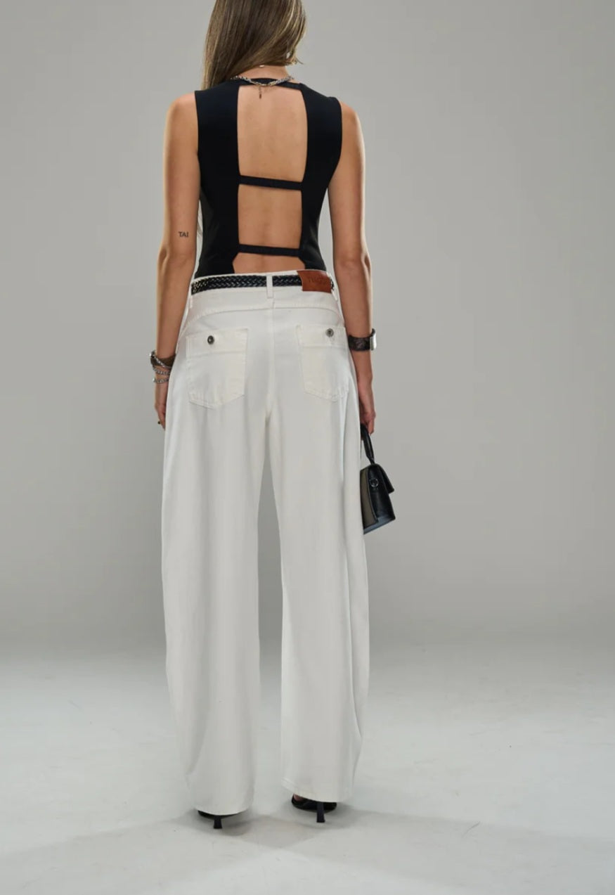 מכנס ג'ינס דולי לבן